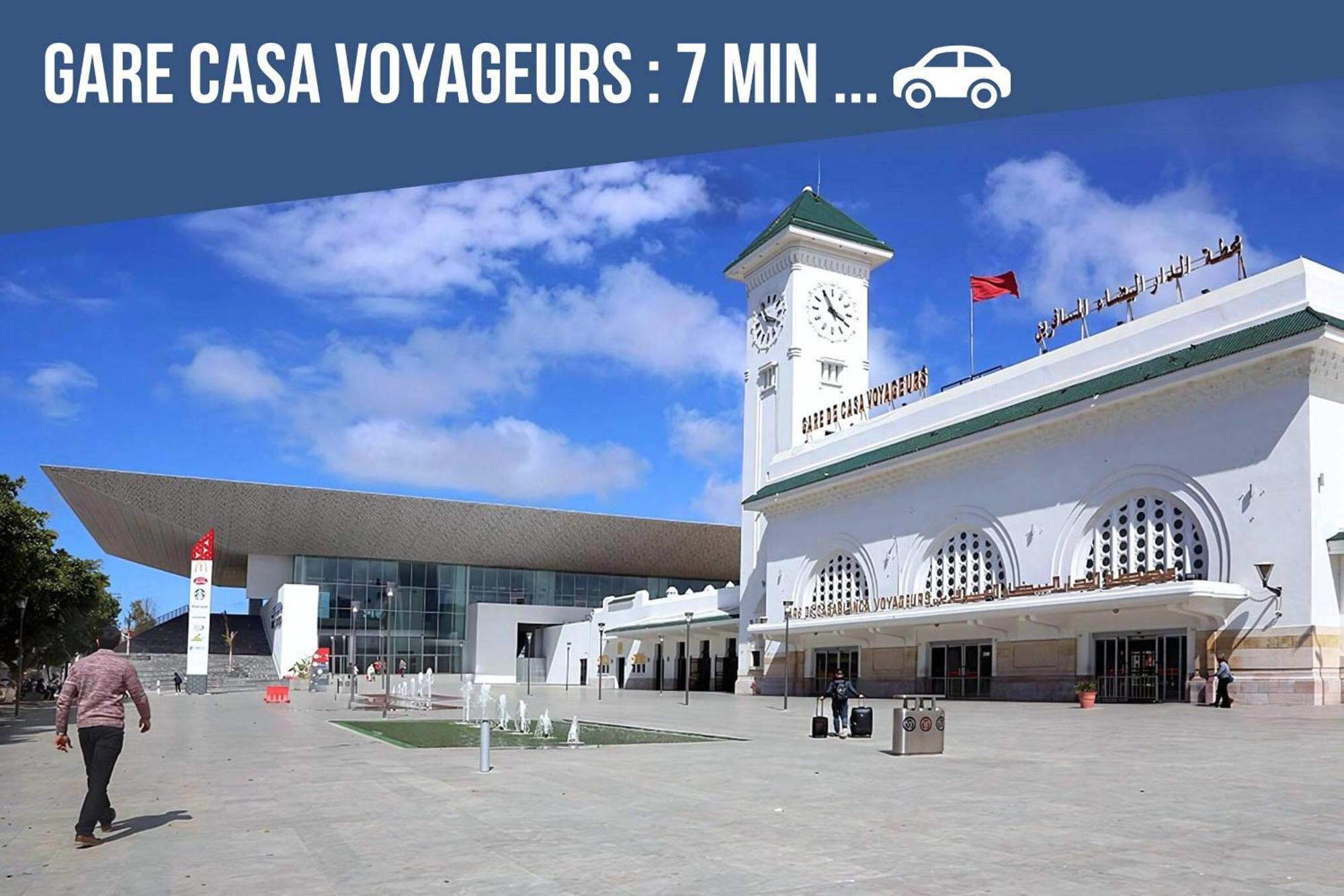 Studio Cosy Proche Gares & Mosque Hassan II Казабланка Екстериор снимка